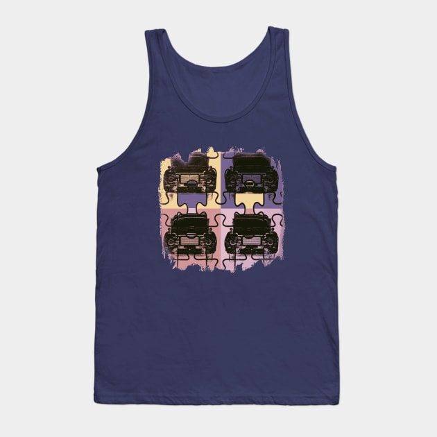 Oldtimer puzzle Tank Top by Againstallodds68